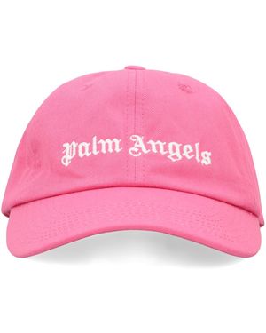 Palm Angels Baseball Cap With Logo - Pink