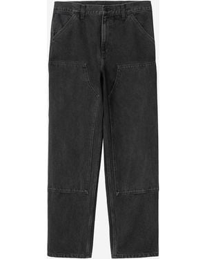 Carhartt Jeans Cotton Denim Double-Knee Pants - Gray
