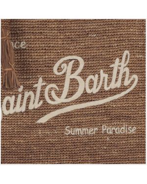 MC2 Saint Barth Handbag Raffia Handbags - Brown
