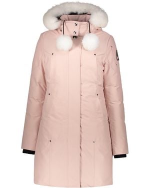 Moose Knuckles Stirling Hooded Parka - Pink