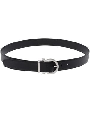 Ferragamo Double Adjustable Belt - Black