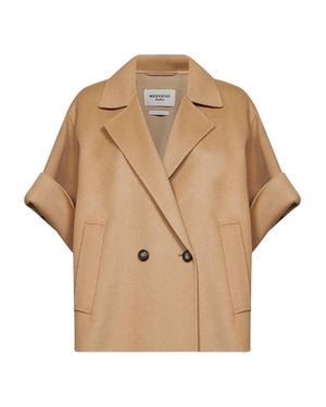Weekend by Maxmara Short Coat Wkdneo Wool Virgin - Natural