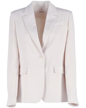 P.A.R.O.S.H. Single Breasted Jacket Polyester - White