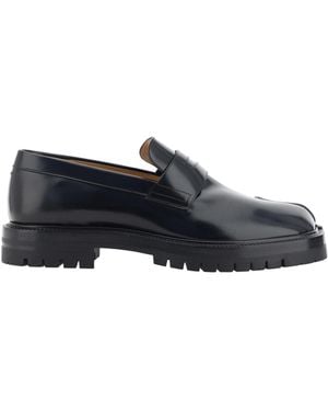 Maison Margiela Tabi Loafers Calf Leather Bos Taurus - Black