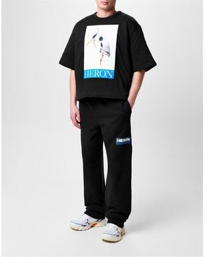 Heron Preston Heron Bird Painted Logo Padded T-Shirt - Black