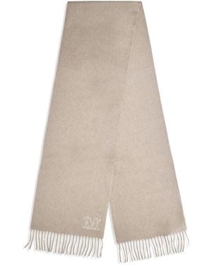 Max Mara Cashmere Dalia Scarf - White
