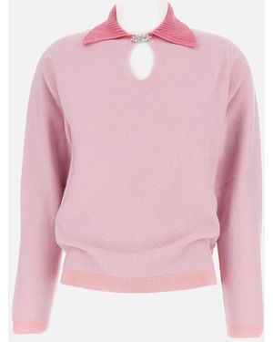 Barrie Knitted Top - Pink