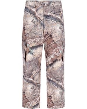 Represent Cargo Pants Real Tree Camo Cotton - Green