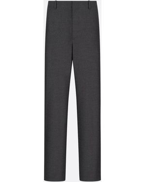 Dior Cashmere Woven Pants - Gray