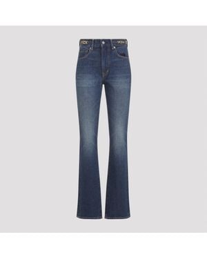 Tom Ford High-Waisted Straight Leg Jeans - Blue