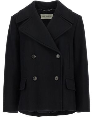 Dries Van Noten 'Vafel' Coat - Black