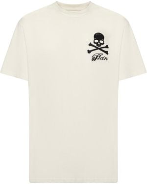 Philipp Plein Printed T-Shirt - White