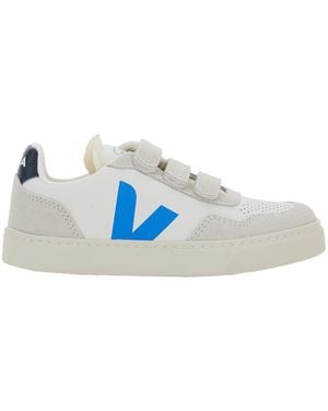 Veja V-90 Low Top Sneakers Leather Sneakers - Blue