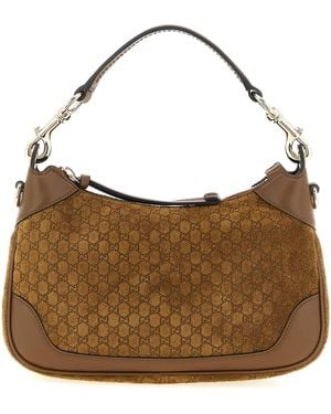 Gucci Calfskin Shoulder Bag - Brown