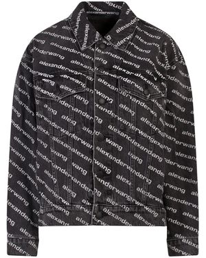 T By Alexander Wang Falling Back Jacket - Black