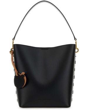 Stella McCartney Alter Mat Bucket Bag in Black | Lyst