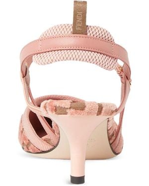 Fendi Colibrì Lite Slingback 55Mm Heeled Shoes - Pink