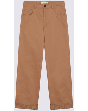 Fendi Pants _100 Co - Brown