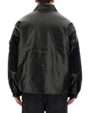 A.I.E. Aie Polyester Shirt Jacket - Black