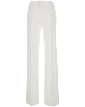 Mother Jeans The Kick Cotton - White