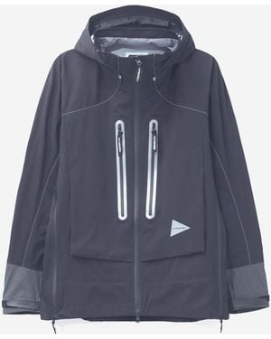 and wander Nylon Jacket Pertex Shield - Blue