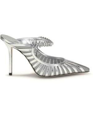 Jimmy Choo Bing 100 Sabot - White