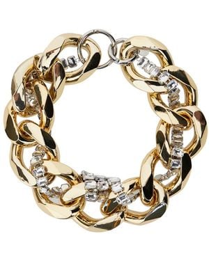 Gianluca Capannolo Colored Chain Necklace With Decorative Jewels - Metallic