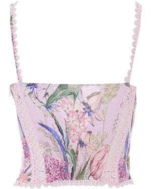 Charo Ruiz Top Cotton - Purple