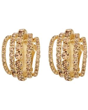 Silvia Gnecchi 'Sade' Metallic Earings With Rear Closure And