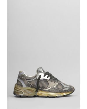 Golden Goose Running Trainers In Black Suede