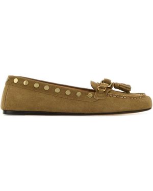 Isabel Marant Suede Loafers - Green