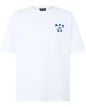 A.P.C. T-Shirt Cotton T-Shirts - White