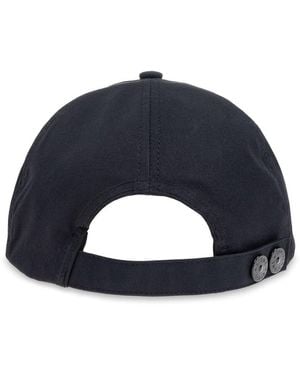 Stone Island Logo Patch Baseball Cap - Blue