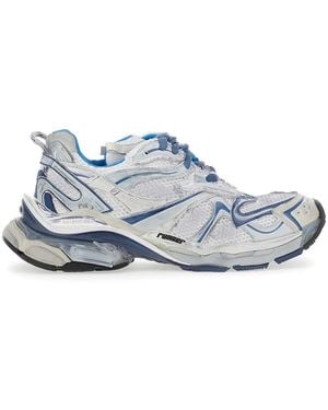Balenciaga Runner 2.0 Light Low Top Trainers With Runner Logo - White