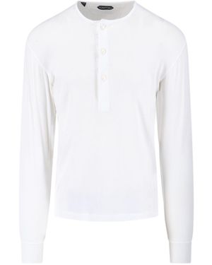 Tom Ford Henley T-Shirt - White