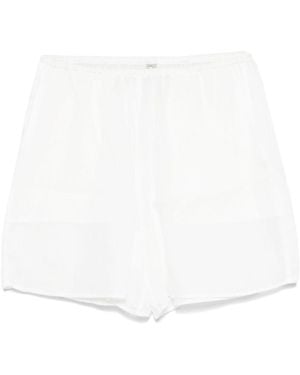 TOTEME Summer Shorts - White