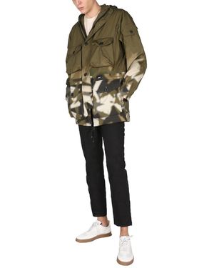 ArkAir Smoke Jacket With High Neck Hood - Green