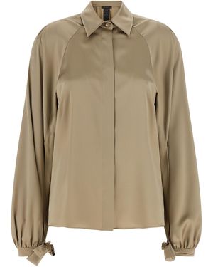 Max Mara Silk Blouse - Natural