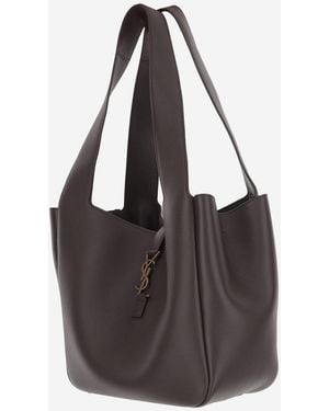 Saint Laurent Le 5 À 7 Bea Shoulder Bag Calf - Black