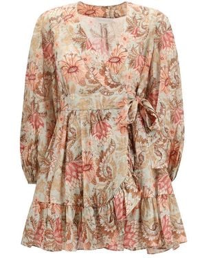 Zimmermann Cotton Casual Dress - Natural