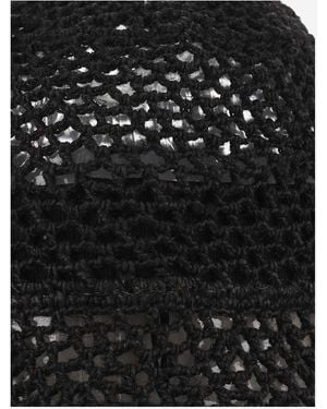 Reinhard Plank Mesh Bucket Hat Cellulose - Black