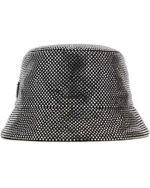 Prada Fabric Bucket Hat in Natural | Lyst