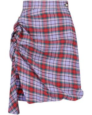 Vivienne Westwood Panther Midi Skirt - Purple