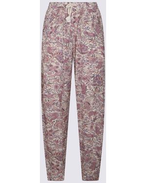 Isabel Marant Ecru And Pants - Purple