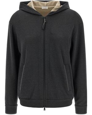 Brunello Cucinelli Cotton Hoodie Clothing - Black