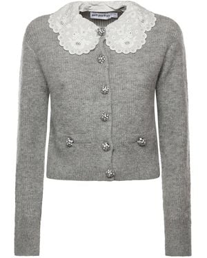 Self-Portrait Jumpers Polyester - Grey