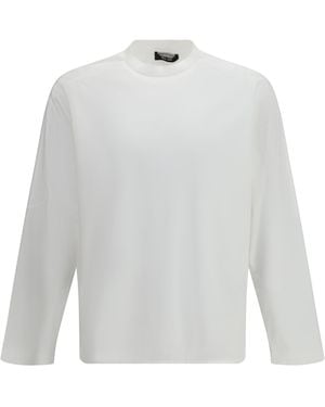 Laminar Long-Sleeved T-Shirt Cotton T-Shirts - White
