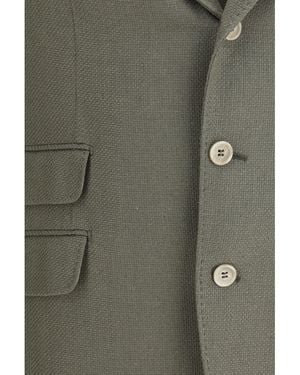 Brunello Cucinelli Jacket Cavallo Silk - Green