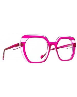 Caroline Abram Orea 800 Fucsia Acetate Occhiali Da Vista - Pink