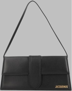 Jacquemus Shoulder Bag Le Bambino Long Bovine Leather - Black